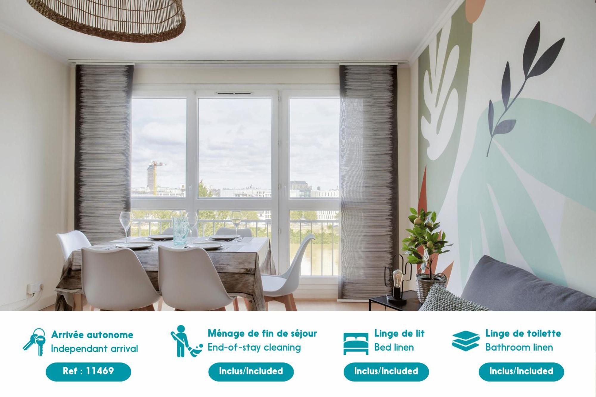 Apartmán Escapade Sur L'Ile De Nantes Avec Vue Sur La Loire Exteriér fotografie
